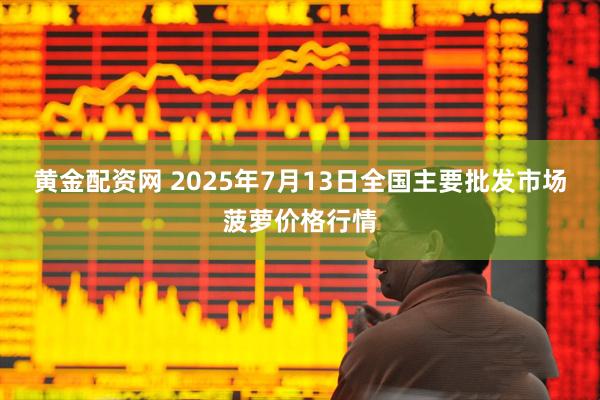 黄金配资网 2025年7月13日全国主要批发市场菠萝价格行情