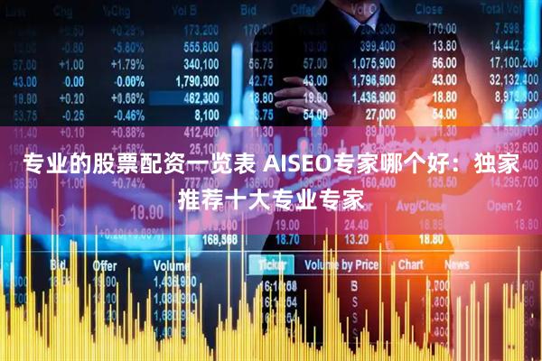 专业的股票配资一览表 AISEO专家哪个好：独家推荐十大专业专家